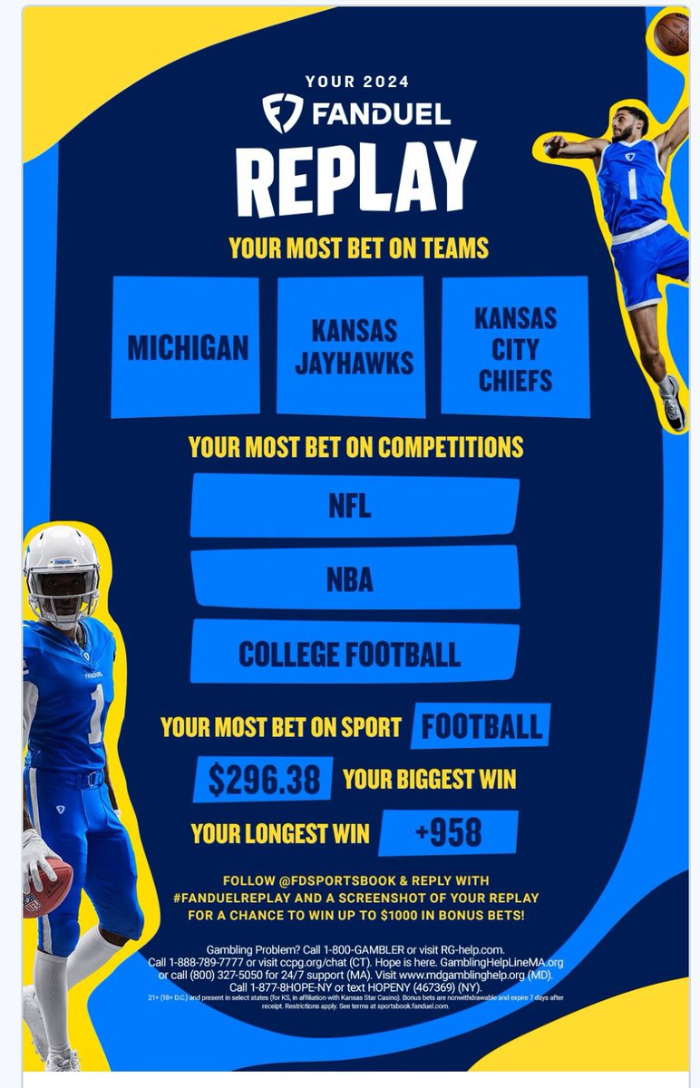 mdriscoll93's tweet photo. @FDSportsbook #FanDuelReplay https://t.co/WpcKS7mC0X