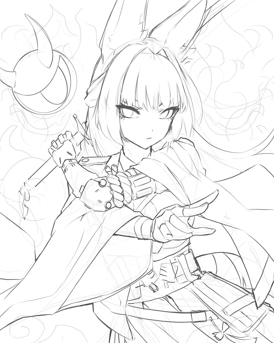 Wip wip of Mybibi #Miyabi #ZZZenless