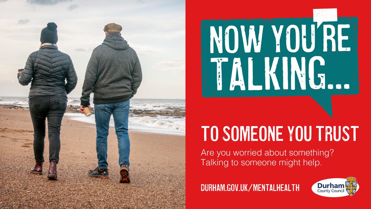 DurhamCouncil's tweet image. If you are feeling low, worried, anxious or overwhelmed talking to someone you trust about your worries can help. You can talk to friends, family or a support service, whatever you’re feeling, help is available. 

Visit ow.ly/KRL650UvQ23