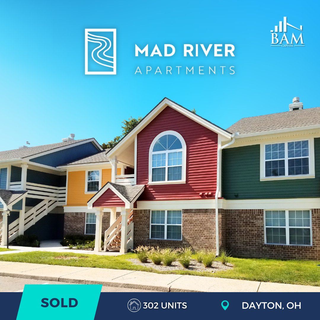 SOLD: Mad River Apartments | Dayton, Ohio

We are proud to announce the successful sale of Mad River Apartments. It’s been a privilege to partner with our investors on this journey, and we’re deeply grateful for their trust. Thank you for being part of our continued success!