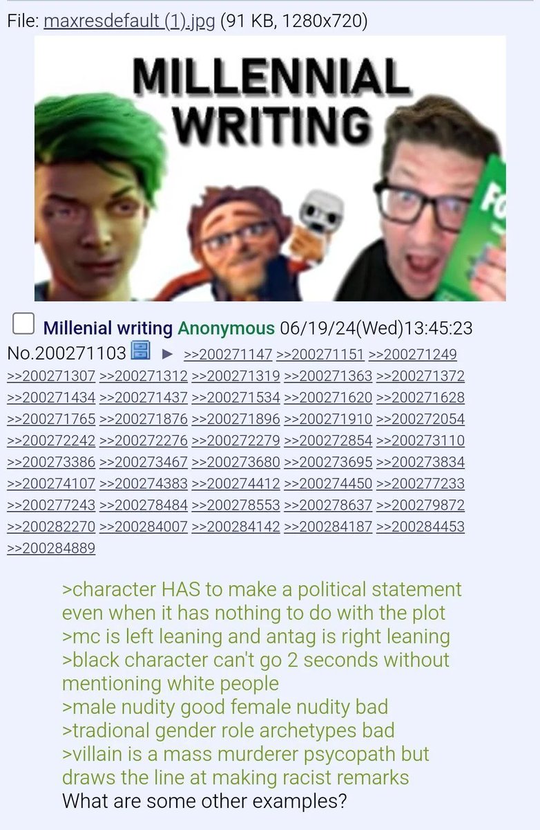 Greentext Poster tweet media