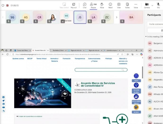 GobDigitalCO's tweet image. ⏰📚 #AEstaHora, junto a @Colombiacompra, capacitamos a más de 30 Secretarías de Educación en el uso del AMP Conectividad IV - Segmento 3 🚀, exclusivo para el Ministerio de Educación y sus secretarías. 💻🤝 #TransformaciónDigital #EducaciónConectada