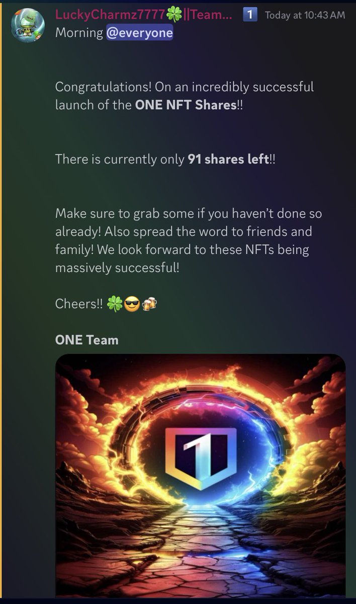 OneTokenDeFi's tweet image. Only 91 NFTs left!!

One Token Shares NFT minting dapp:
nft.twotoken.one

One Token discord:
discord.gg/B5w8KDNWj8