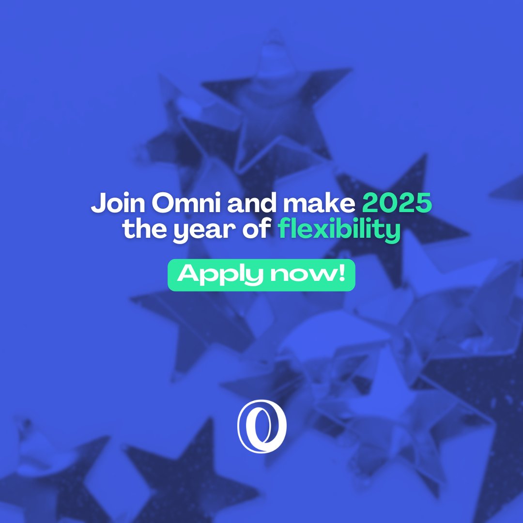A fresh year, a fresh start. Join Omni and make 2025 the year of flexibility. Apply now!

-
#WFH #RemoteWork #NewYearNewYou #WorkFromHomeLife