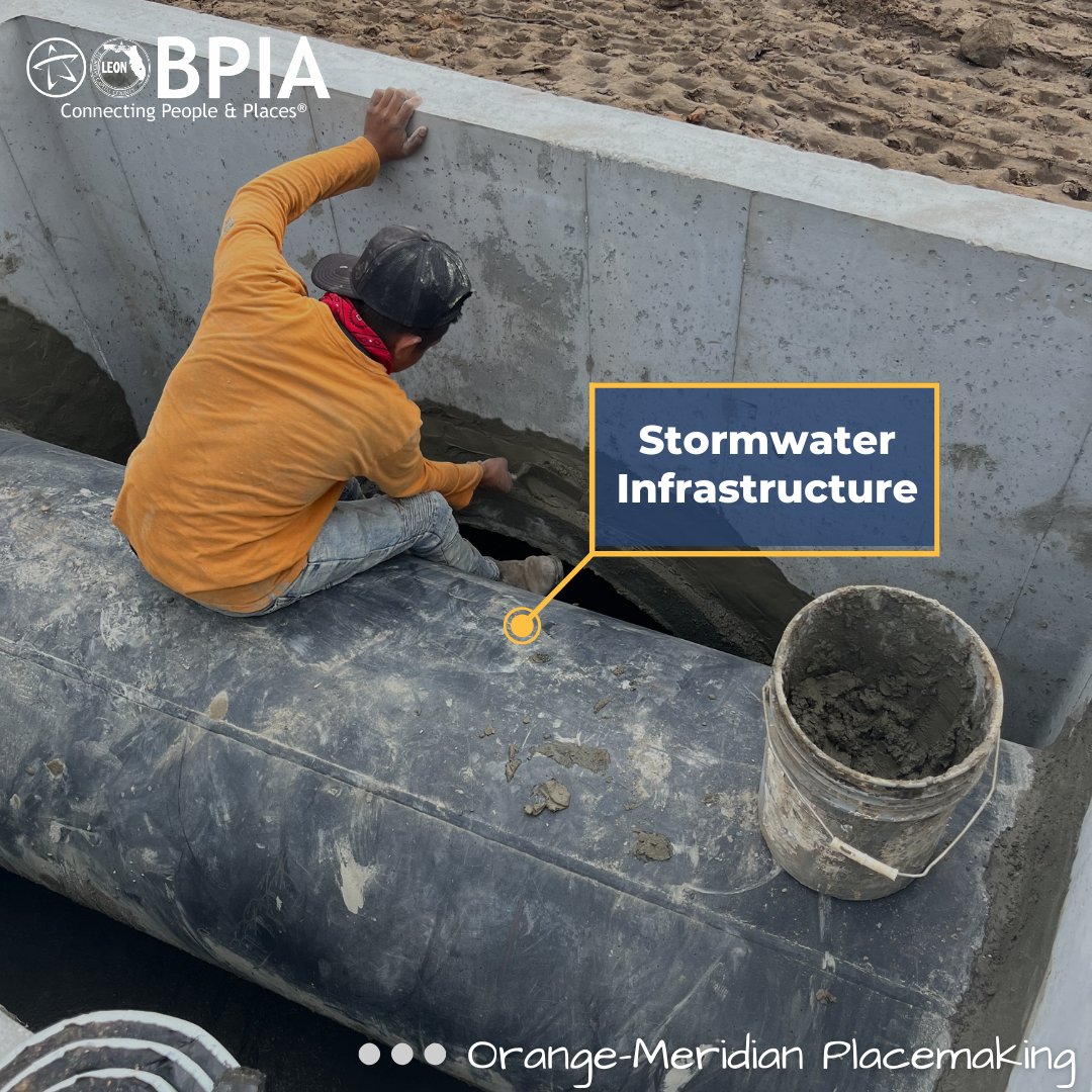 Blueprint_IA's tweet photo. Exciting progress is underway for the Orange Meridian Placemaking project! Installation of a new stormwater pipe south of Orange Avenue was completed, marking a key milestone in enhancing the area’s infrastructure. #BPIA

Learn More - https://t.co/MUDTetUtdu https://t.co/3Qd1oyrfUo