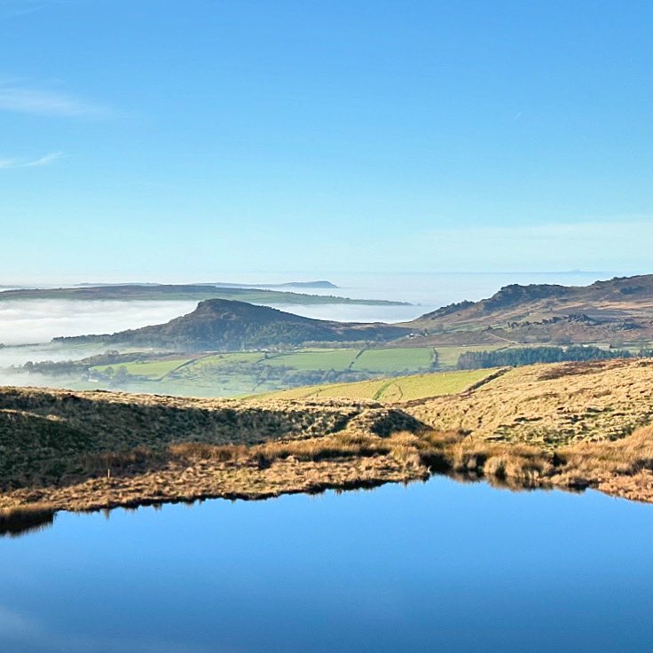 A stunning day above the mist up Morridge 🚴‍♂️