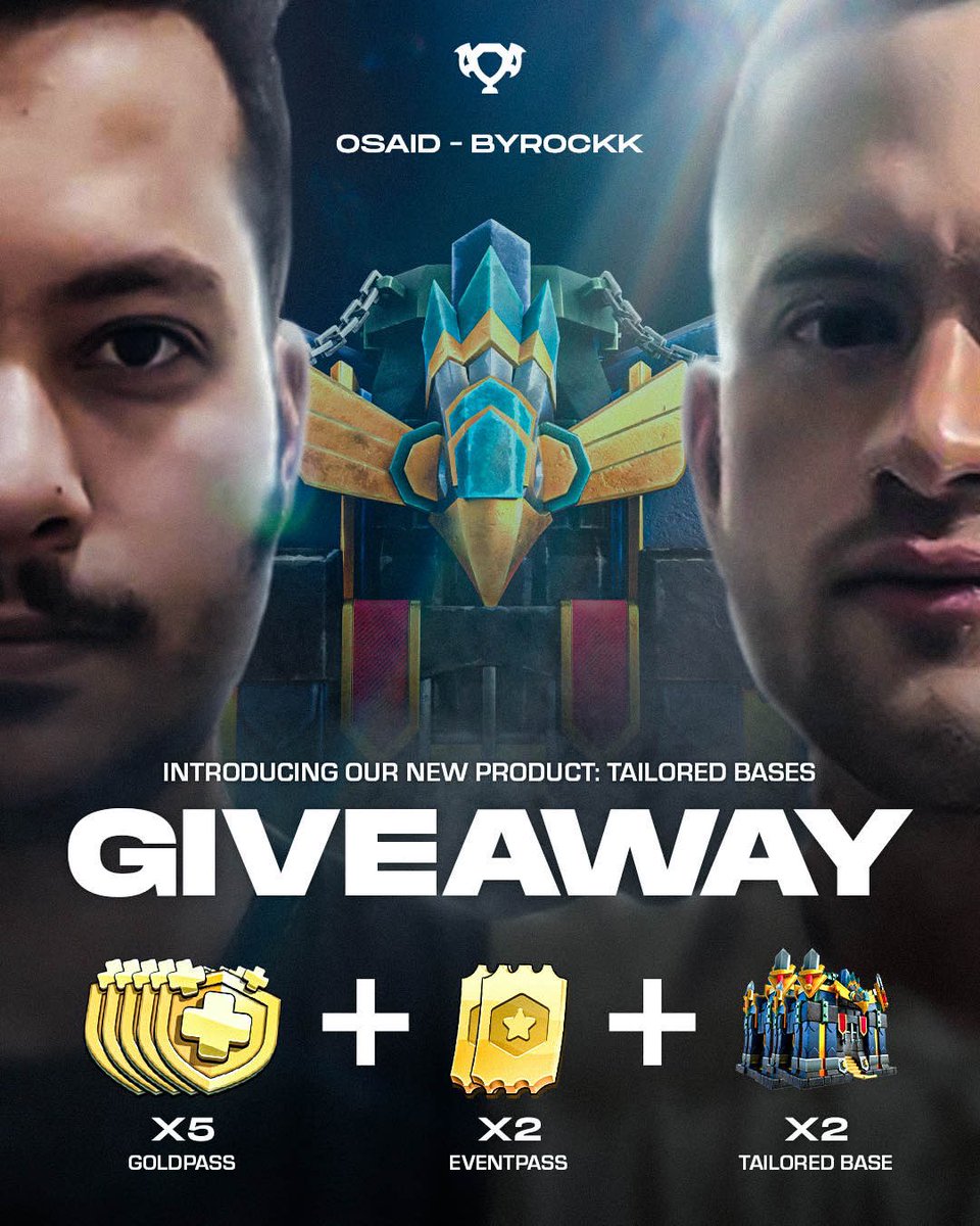 ☄️Introducing: <a href="/zbyrock/">ByRockk</a> and <a href="/OSAID9696/">OSAID</a>!

These two Veteran ESL Builders will be joining the Legends Hub Team as Tailors, working hard to make the BEST Tailored Bases for you!

To celebrate, we’re giving away 5x Gold Passes, 2x Event Passes, and 2 Tailored Bases.

‼️To enter‼️
-
