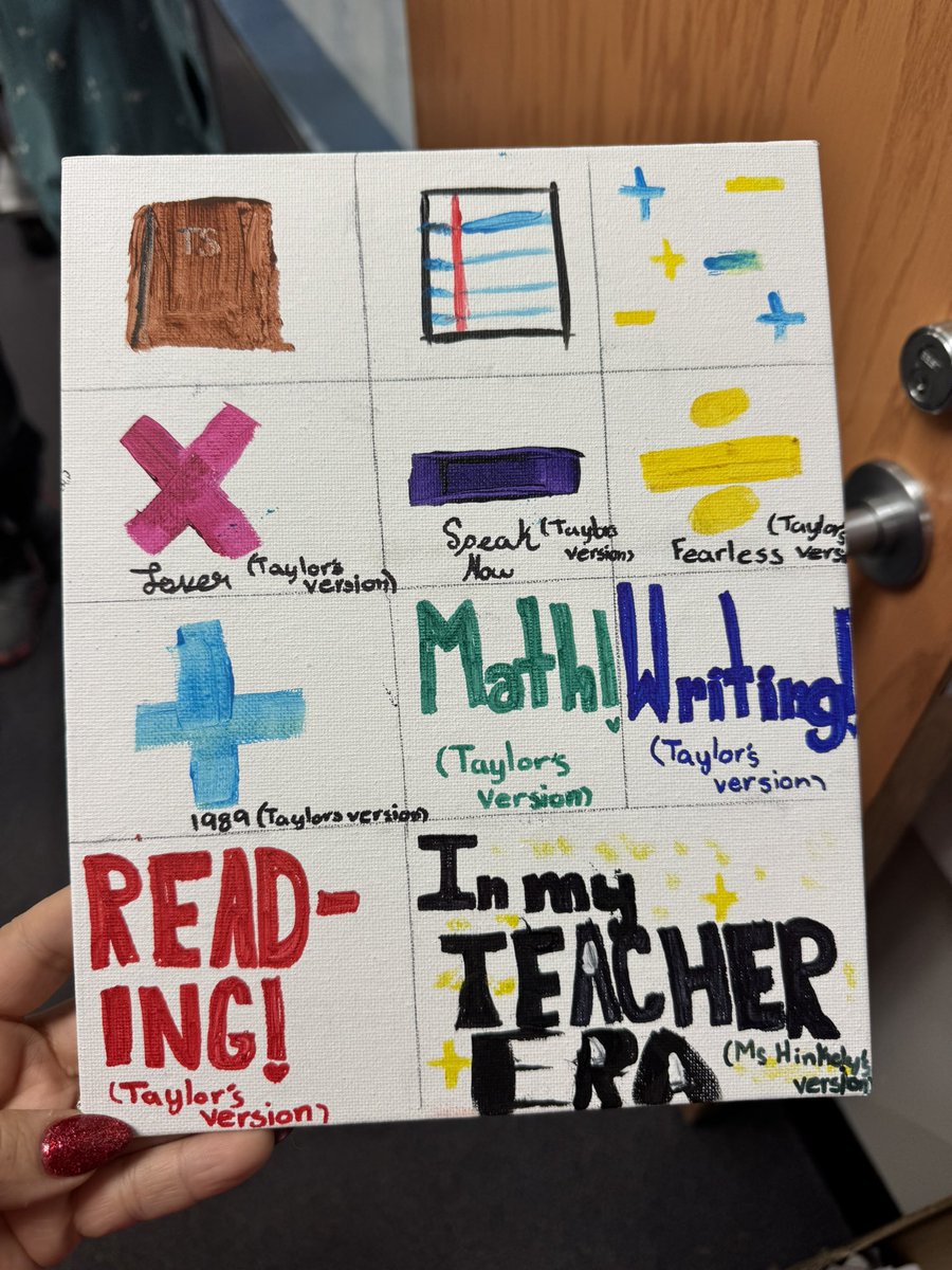 When your student knows you're a Swifty! #teacherlife #teachersofx #TaylorSwiftEras