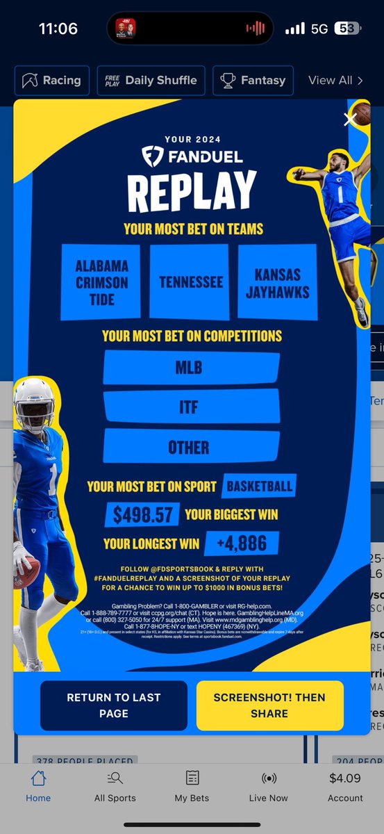 ThisDudeZo's tweet photo. @FDSportsbook #FanDuelReplay https://t.co/icfKjSTJD6