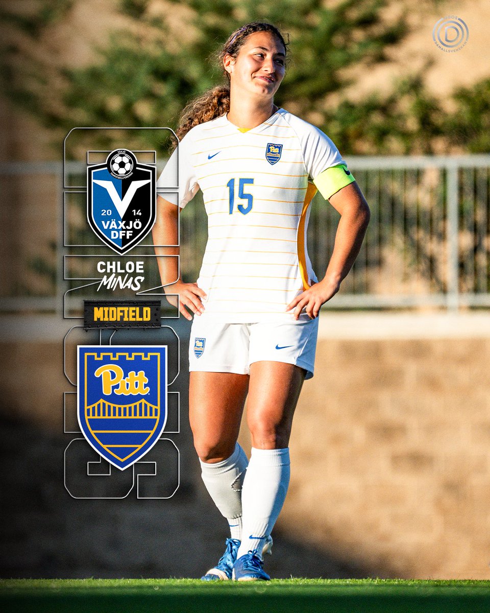 Pitt_WSOC's tweet photo. The next #ProPanther 🤩

A HUGE congrats to Chloe Minas for signing with @VxoDFF of the @_OBOSDamallsv in Sweden! 

Read more: https://t.co/pmOOERDPEm https://t.co/PGbULDfdUR