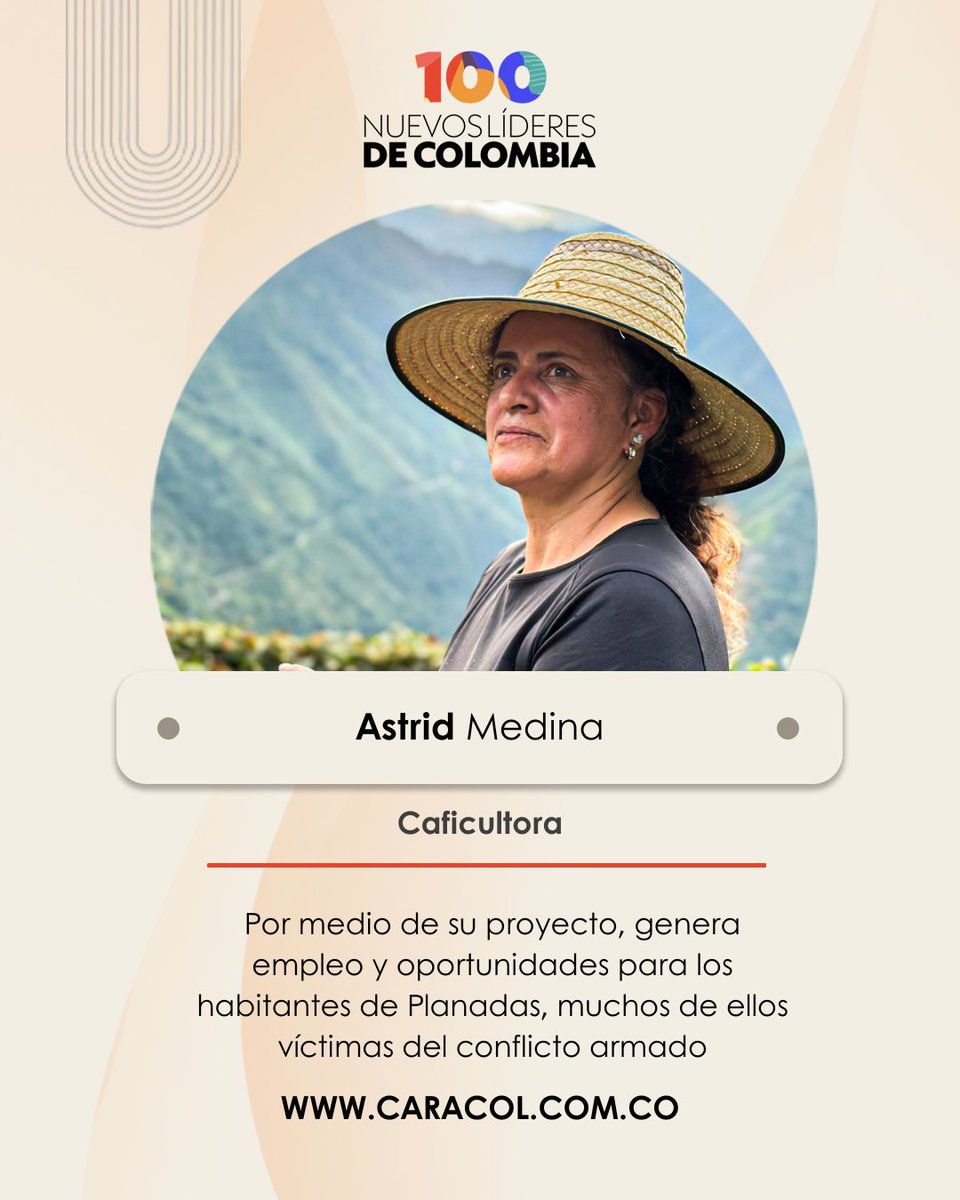 #100NuevosLíderesDeColombia | El café es una de las bebidas más consumidas en el mundo y de las favoritas de los colombianos, y no es para menos, pues es uno de los productos estrella. Ha sido un motor de desarrollo económico y social, moldeando las comunidades de numerosas