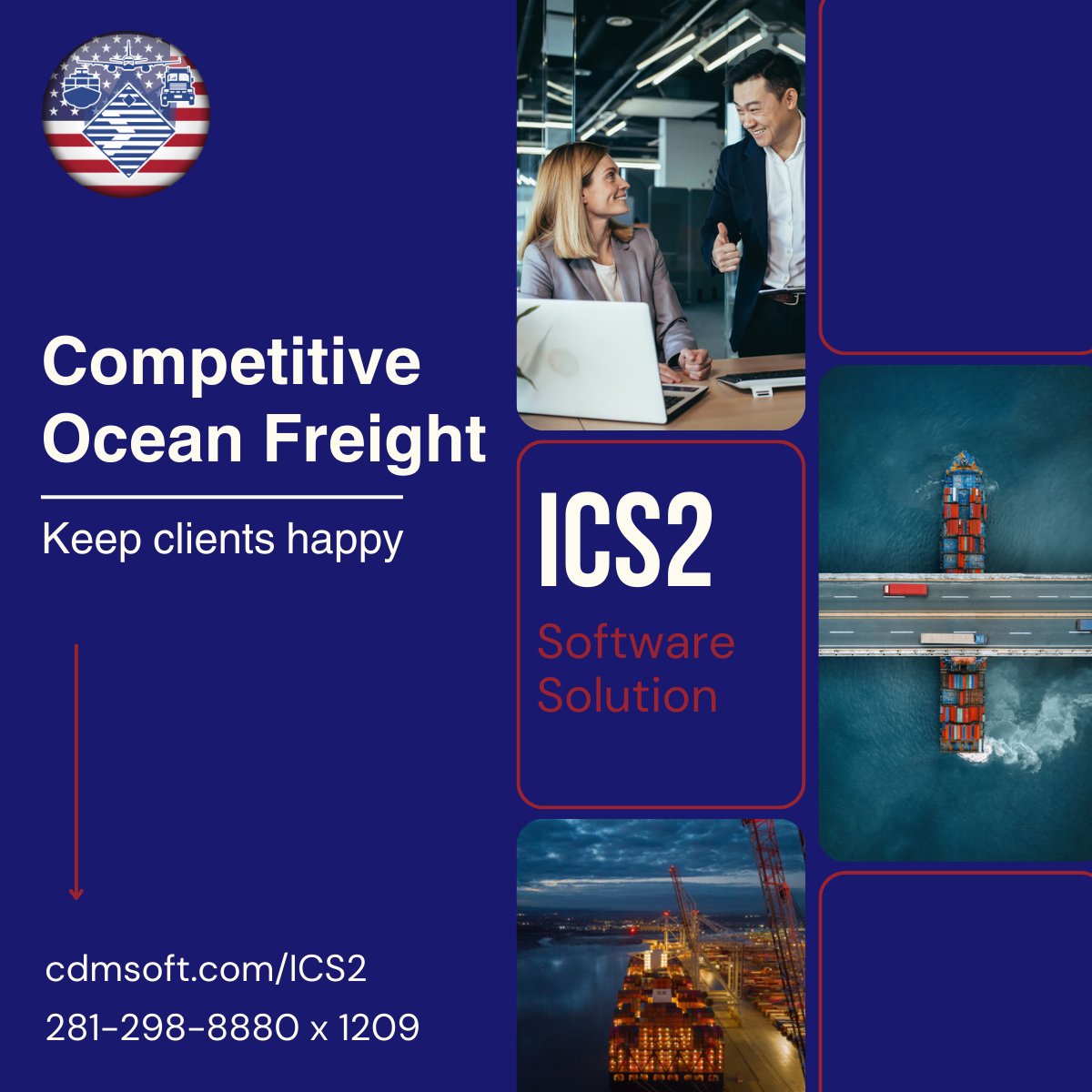 cdmdarrellortiz's tweet image. #Freight #forwarders: make quick #ICS2  #shipping compliance your competitive edge. Automate, integrate, and simplify EU #customs procedures with our easy-to-use solution. Because smooth shipments mean happy clients.

#import #export #forwarding #logistics
