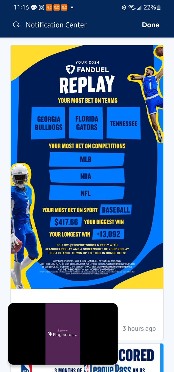 SeanCardinal25's tweet photo. @FDSportsbook #FanDuelReplay https://t.co/q9Zx3lDu6H