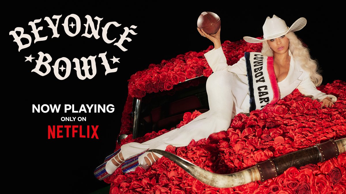 We're screaming YA YA YA YA YA because BEYONCÉ BOWL, a standalone special, is now on Netflix. netflix.com/beyoncebowl