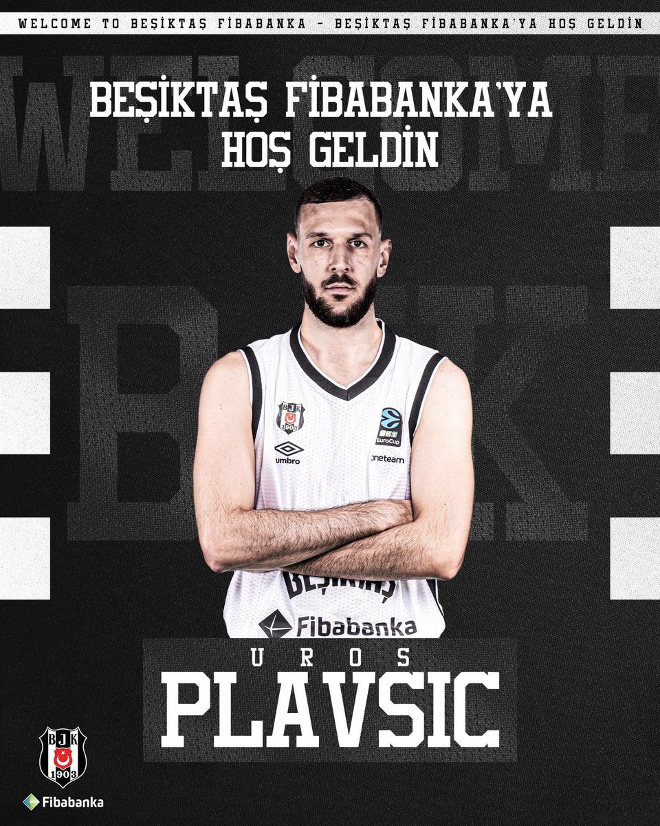 Büyük Beşiktaş Taraftarı, 

Değerli hocamız Dusan Alimpijevic ve Genel menajer Nedim Yücel  sunmuş oldukları rapor doğrultusunda takımımıza Kızılyıldız takımından Sırbistan Milli Takım Oyuncusu Uros Plavsic'i kiralık olarak kadromuza kattık. 

Bu süreçte Sayın Hüseyin Yücel’in