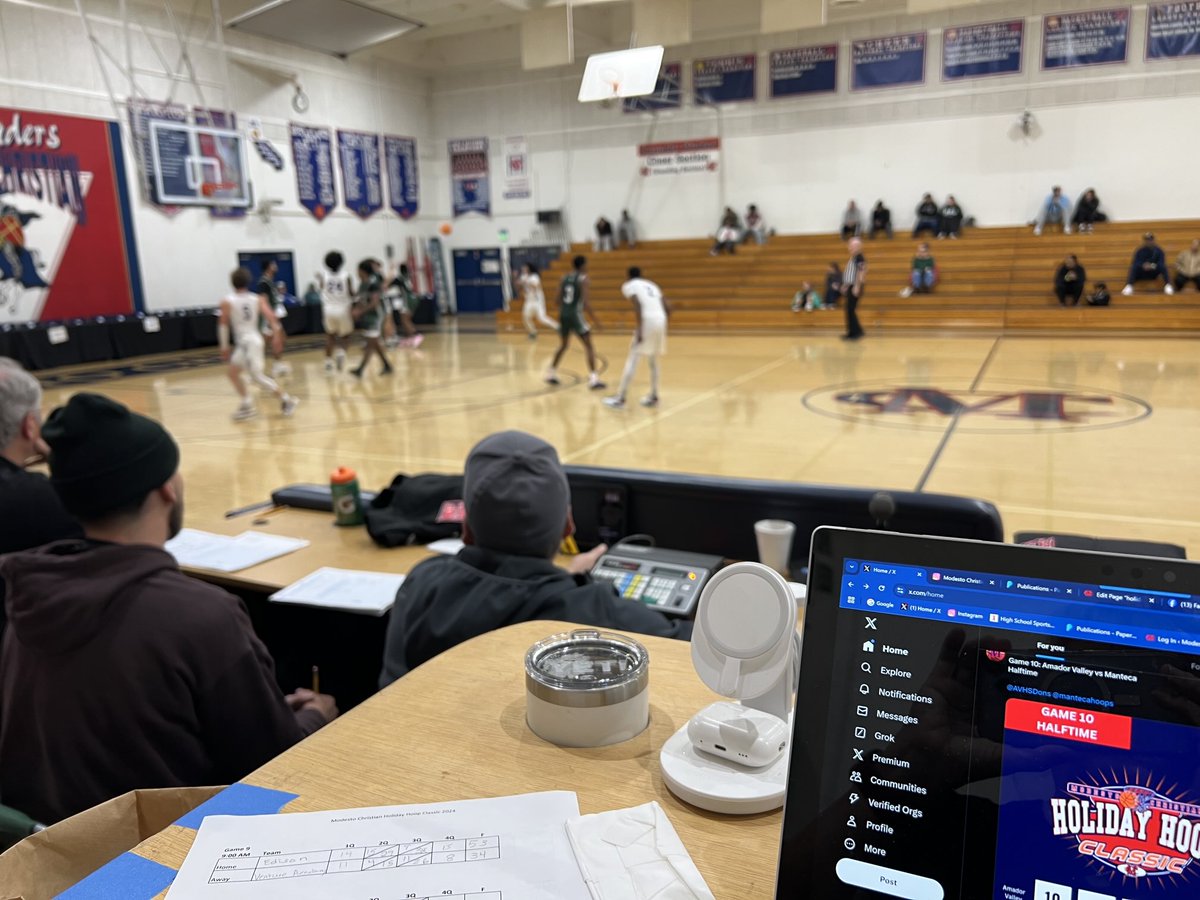 positeri's tweet photo. 15th year sitting at this table to report out on the Holiday Hoop Classic. https://t.co/Tjcw5Moszr