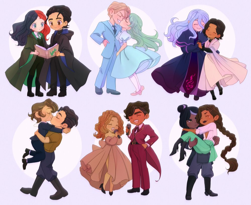SoubiVee's tweet photo. Appreciative of all of the love I've received this year uwu Here's to many more ships and character interactions <3 https://t.co/cV0u9pYYG2