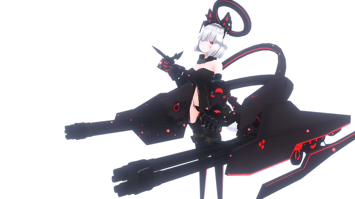 TensiroO's tweet photo. いじってたらこうなった系武装ますきゃっと https://t.co/QxtrFa9Nvl