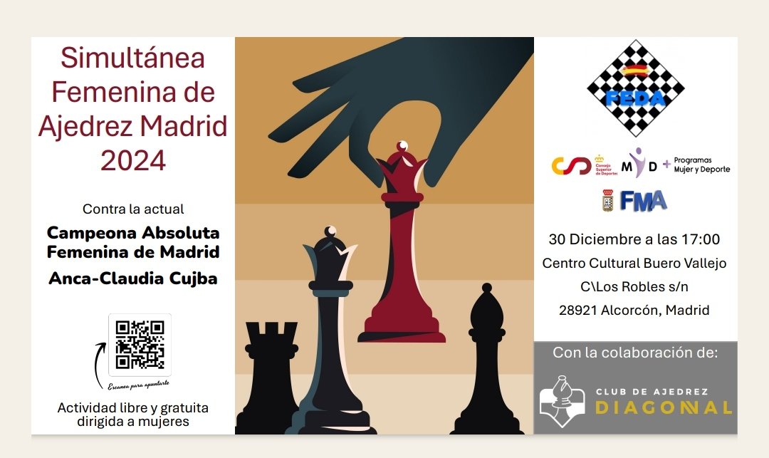 Federación Madrileña de Ajedrez (@fma_ajedrez) on Twitter photo 