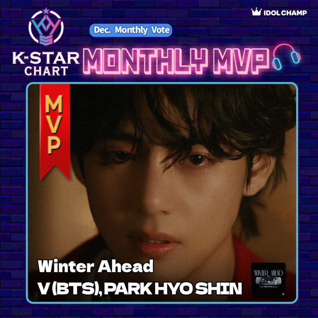 93miyoongiw's tweet photo. SO VAI NO SHOW DO BTS QUEM COPIAR E COLAR+ RT!!

CONGRATULATIONS V
CONGRATULATIONS TAEHYUNG 
CONGRATULATIONS V AND HYO SHIN 
#WinterAhead_1stMVPWin_KStarChart https://t.co/Jn2TzaFrul
