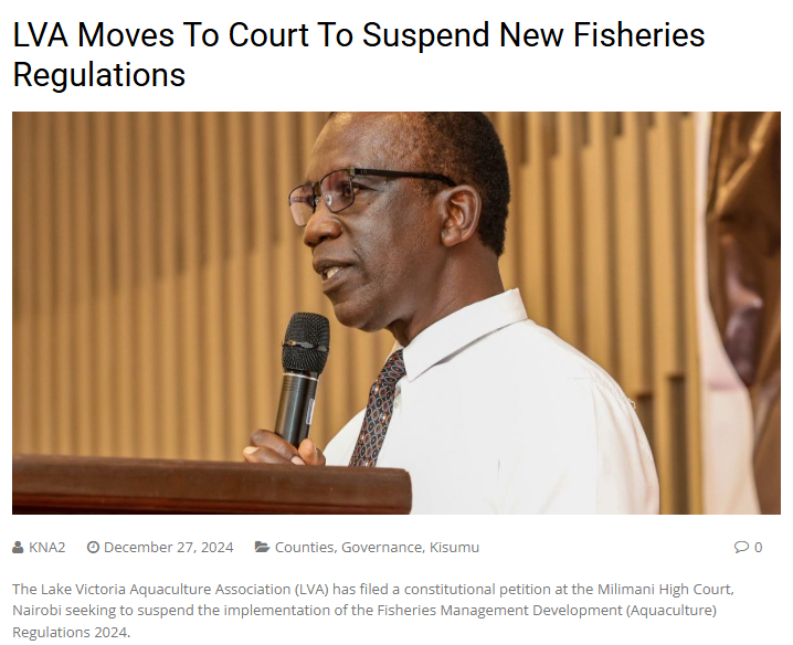 Proud to be part of this important step in safeguarding the livelihoods of thousands and the future of our blue economy. 
🔗 Click the link for more on the petition 👇:       kenyanews.go.ke/lva-moves-to-c… 

#Leadership #BlueEconomy #SustainableDevelopment #Aquaculture #KenyaPolicy