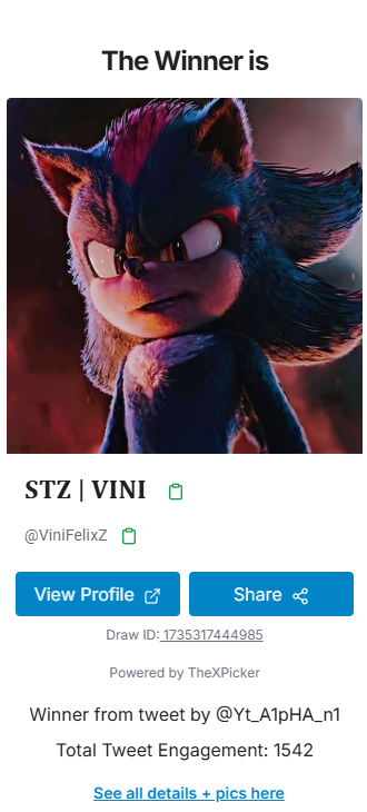 Yt_A1pHA_n1's tweet photo. @mrs_frezee Winner is @ViniFelixZ please contact @mrs_frezee for your code.
ID1735317444985 https://t.co/xR90DJzyIq