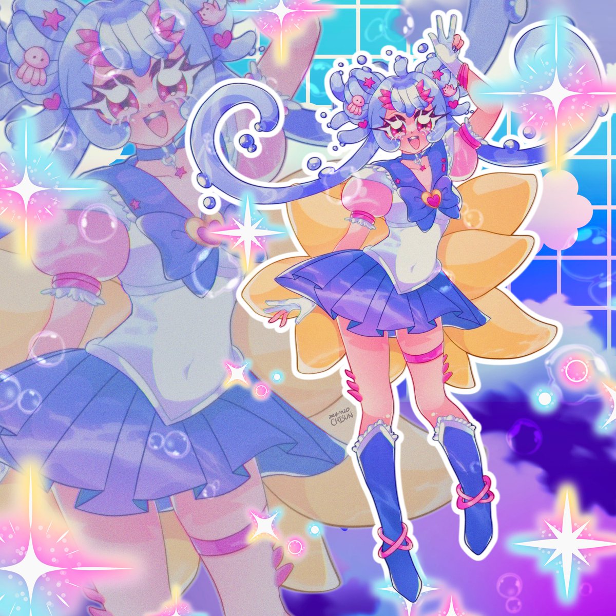 ZionZeep's tweet image. Fighting evil by slug light~!