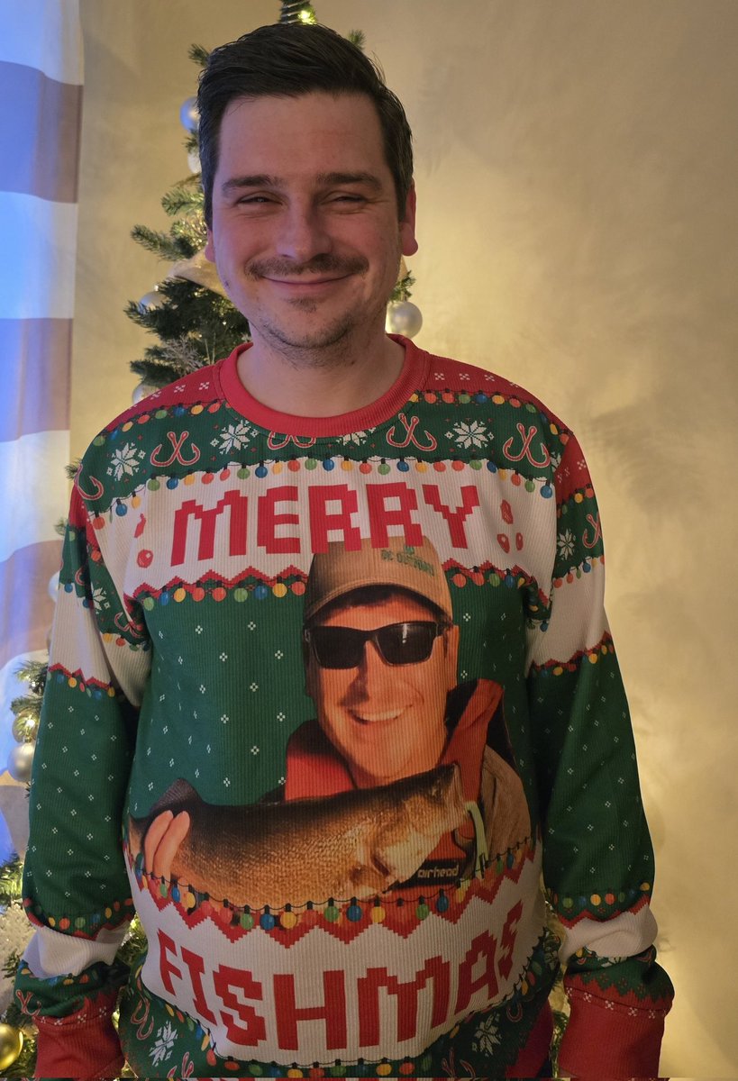 dc__outdoors's tweet photo. Merry Fishmas
. . .
Quite possibly the best Secret Santa Gift Ever! Big props to the awesome gift-giver who drew my name. Thank you!!!
#christmas #holiday #christmassweater #uglysweater #dcoutdoors #youtube #YouTuber #snacksquad #teamsnacks #MerryFishmas https://t.co/hOKRtZGhdT