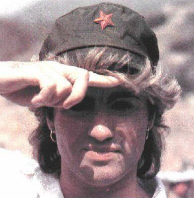 LadPsycho's tweet photo. TIL that George Michael of Wham! was a part of the Young Communist League and performed a benefit gig in 1984/85 in support of coal miner's rights. https://t.co/mQb8wVMUZe