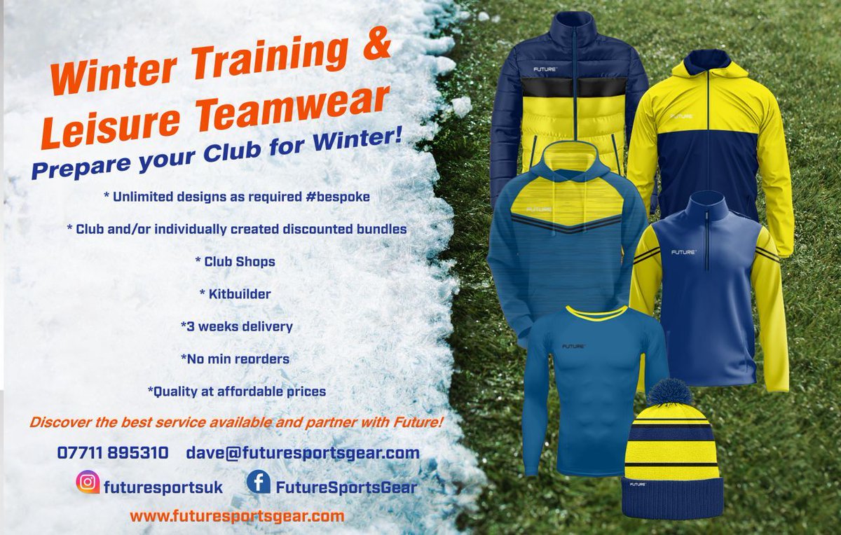 FutureSportsUK's tweet photo. Winter Training and Leisure Wear! Get Future Sports Ready for the  Coming Months! 
#UniqueTeamwear #SportsInnovation #DesignYourOwn #CustomTeamwear #ClubUnity #TeamSpirit #QualityGear #SportsIdentity #FutureKitBuilder #StandOutStyle #AhhordanleQuality #FitnessFashion #FutureSports #SportsGear #GearUp #AffordableActivewear #ElevateYourClub #SportingGoods #FashionSports  #TeamApparel #StandOutOnTheField  #QualityTeamwear # Check out our KITBUILDER here - https://t.co/e68565RWdu