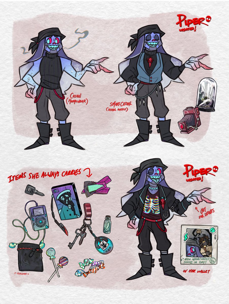 XRedLemonX's tweet photo. New and updated Hazbin Hotel [Minor Overlord OC Piper] 
Quirky, friendly and funloving sinner who is either a manic pixie best bud or a fiery rage storm waiting to happen.
#HazbinHotel #HazbinHotelOC #hellaverse #vivziepop #sinneroc #demongirl https://t.co/xikkbgzmbQ