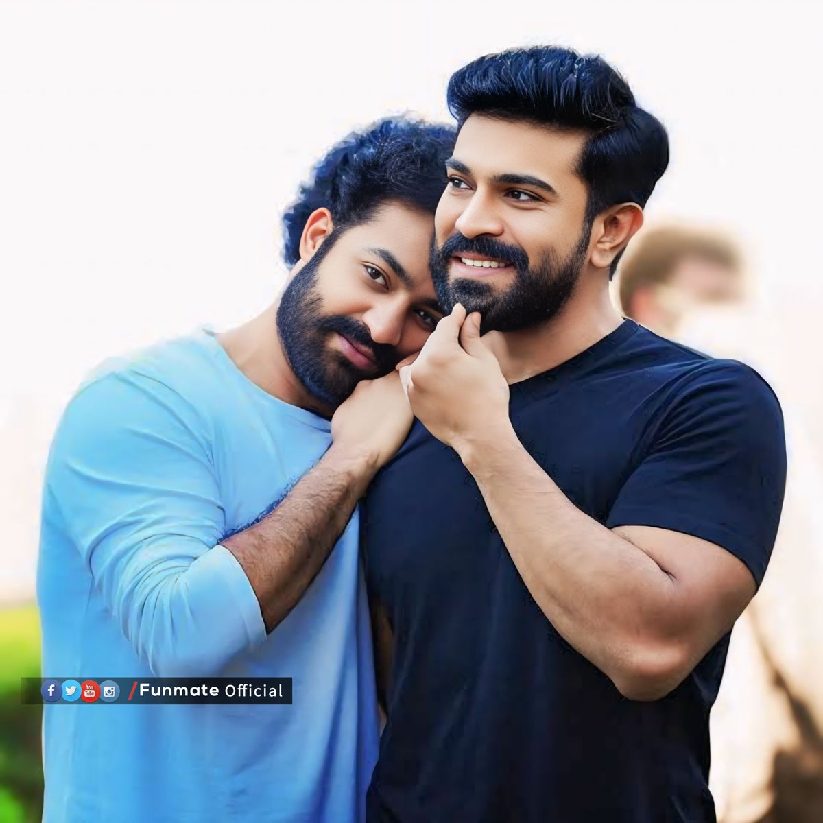 FunmateOfficial's tweet photo. BFF ♥️

#Ramcharan #NTR https://t.co/p3lip2x0jT