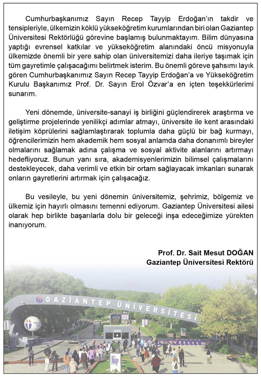 Gaziantep Üniversitesi (@gaziantepuniv) on Twitter photo 