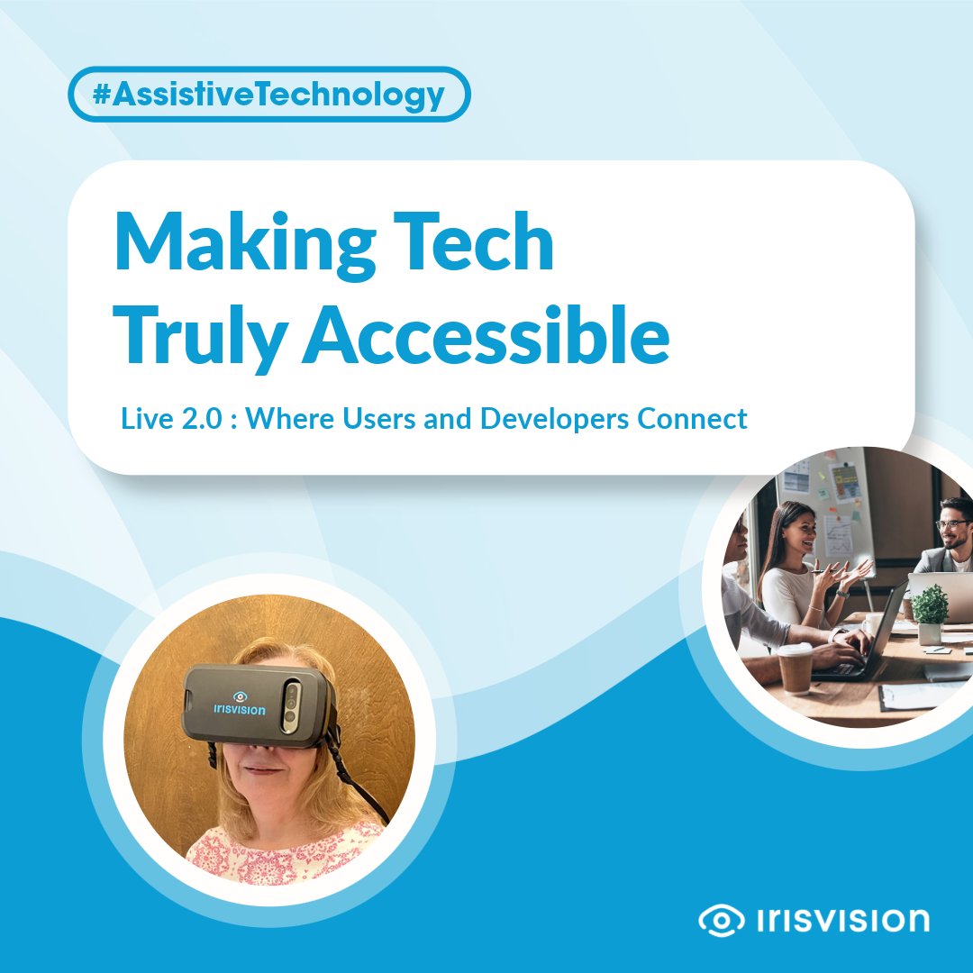 TheIrisVision's tweet image. At IrisVision, we believe in continuous improvement driven by the needs of our users. With the feedback and ideas from our community, we’re constantly enhancing Live 2.0 to make tech truly accessible.

#IrisVision #AssistiveTech #LowVision #Accessibility