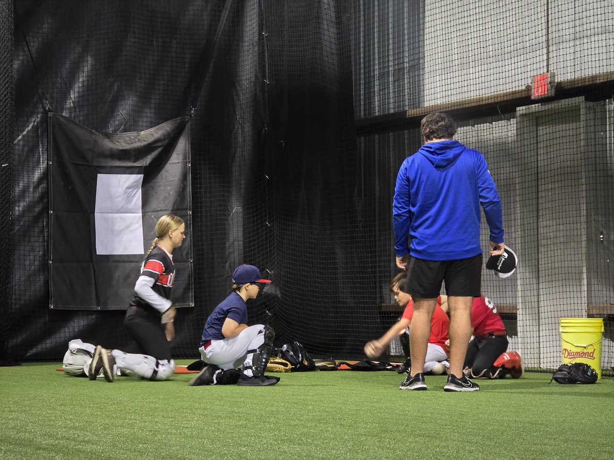 madeinusaswla's tweet image. "Shoutout to McNeese stars Kohl Navarre and Cooper Devall for an incredible session at Utility Sports Academy! They brought their A-game, sharing heaps of insight, education, and hands-on drills at our Pitching and Catching Clinic.