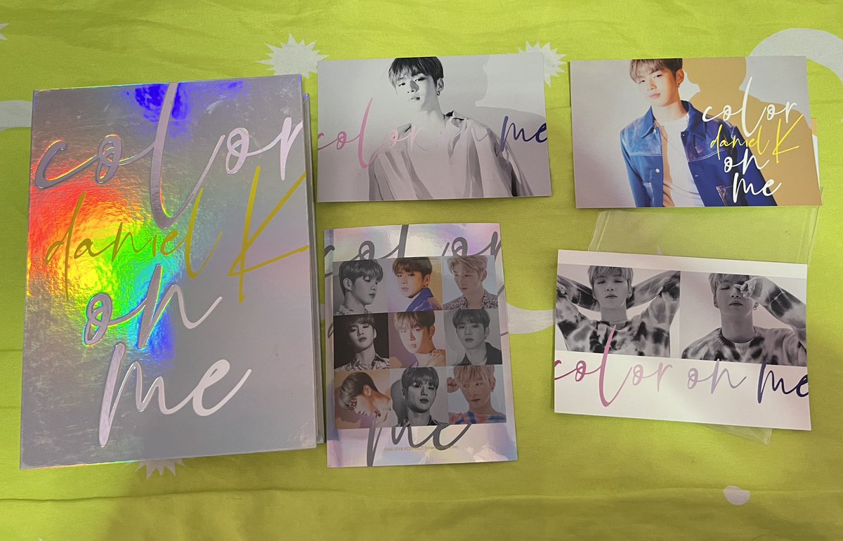 Junejune094's tweet photo. อัลบั้ม color on me 280 
Photobook 150 ตำหนิงอตามภาพจากการเก็บค่ะ
ค่าส่ง 40 บาท รับสองชิ้นส่งฟรีค่ะ
#ตลาดนัดdanity #ตลาดนัดwannaone #ตลาดนัดดานิตี้ #ตลาดนัดคังแดเนียล #KANGDANIEL https://t.co/0HH8hgzSe3