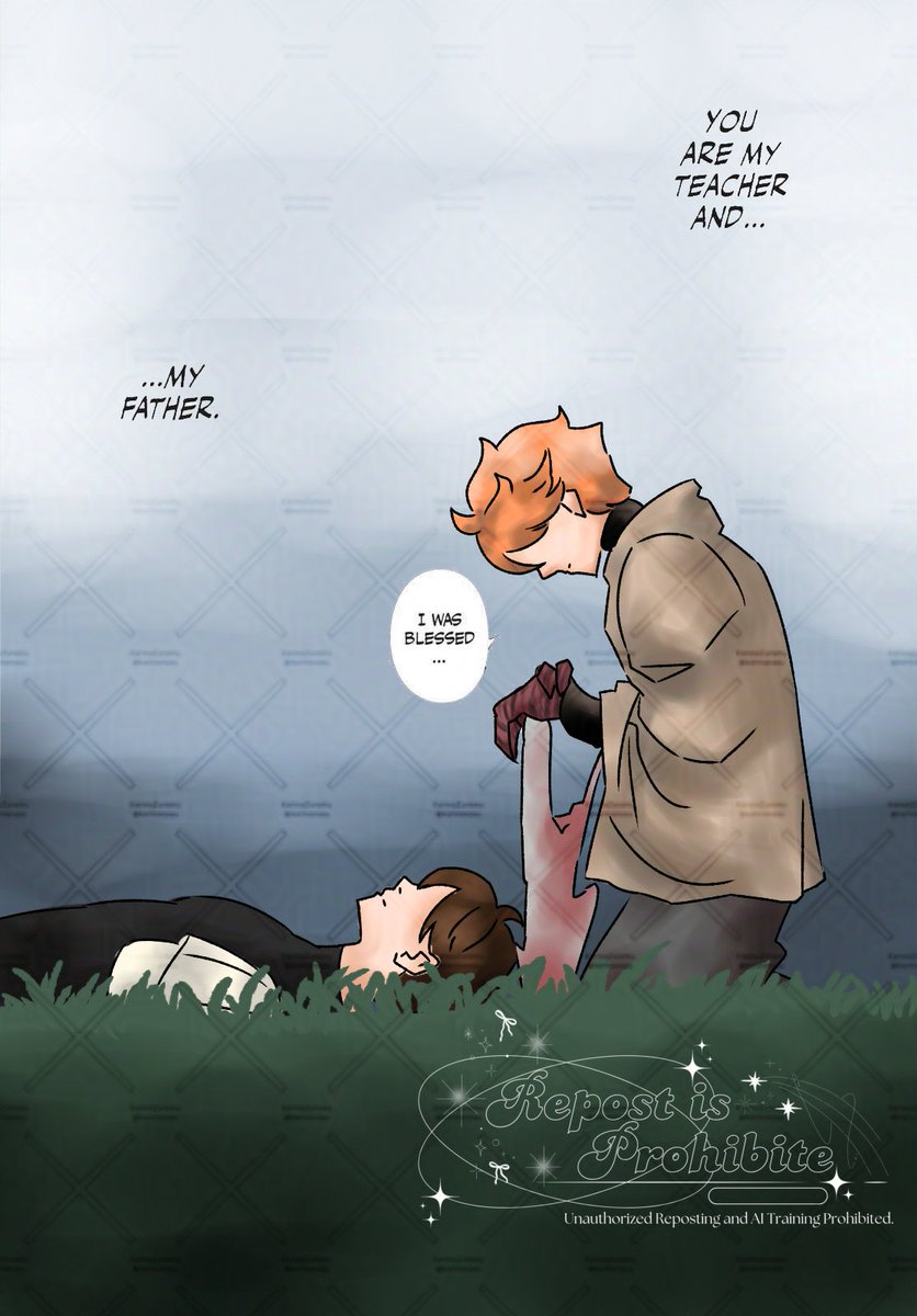 karinanasu's tweet photo. TW: Major Character Death, Angst
Tokyo Ghoul!AU
Oikawa &amp; Hinata as Ayah - Anak (angkat)

#HQFamilyTree @hqfanworksparty

"Terima kasih sudah mengajariku, take care aku, dan memberikan harapan kepadaku untuk terus maju. Investigator Oikawa, kamu adalah guruku, dan juga ayahku" https://t.co/y8eG4TowWV