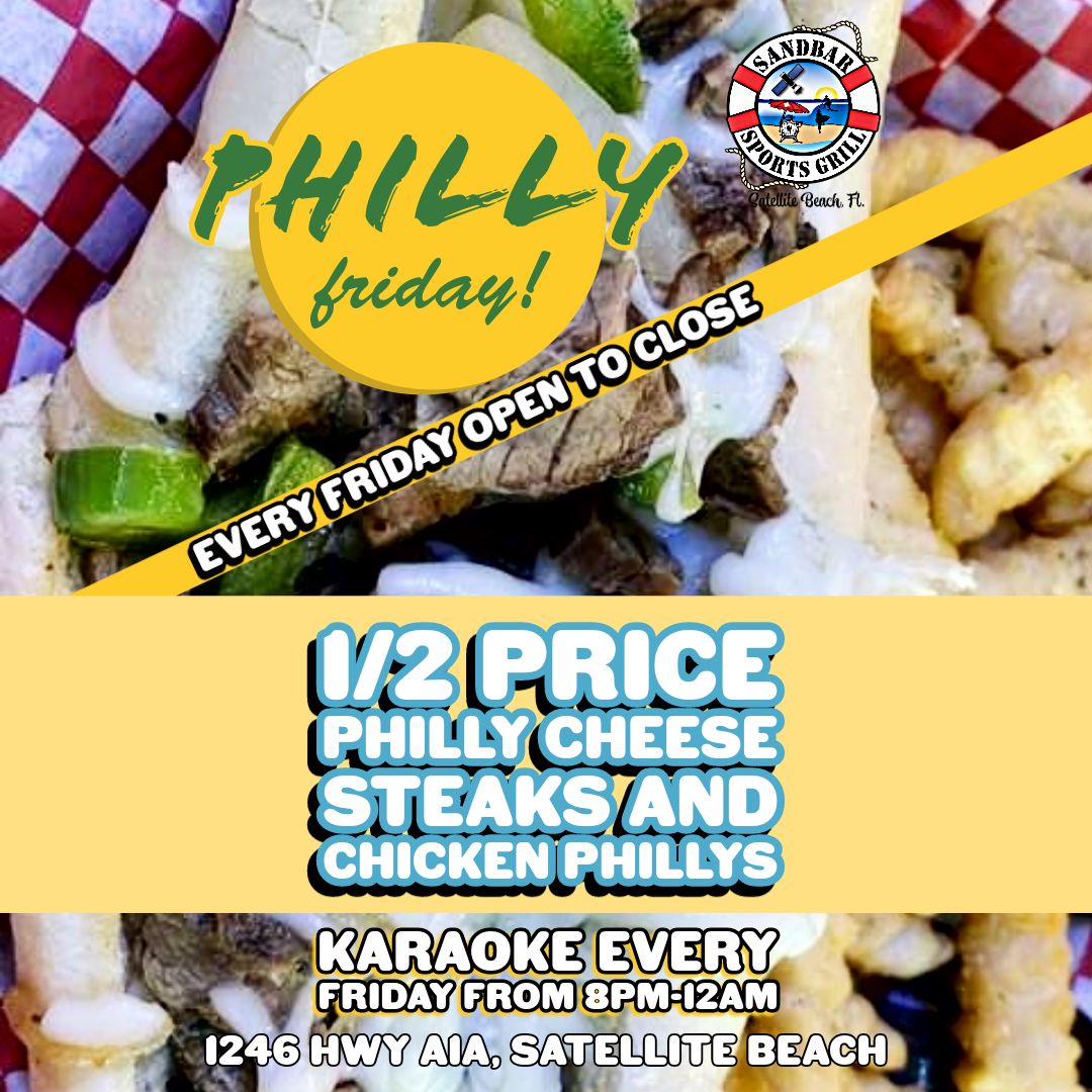 sandbarsatbeach's tweet photo. Philly Cheesesteak, Chicken Philly, and even the BBQ Chicken Philly! https://t.co/EwdIDizltg