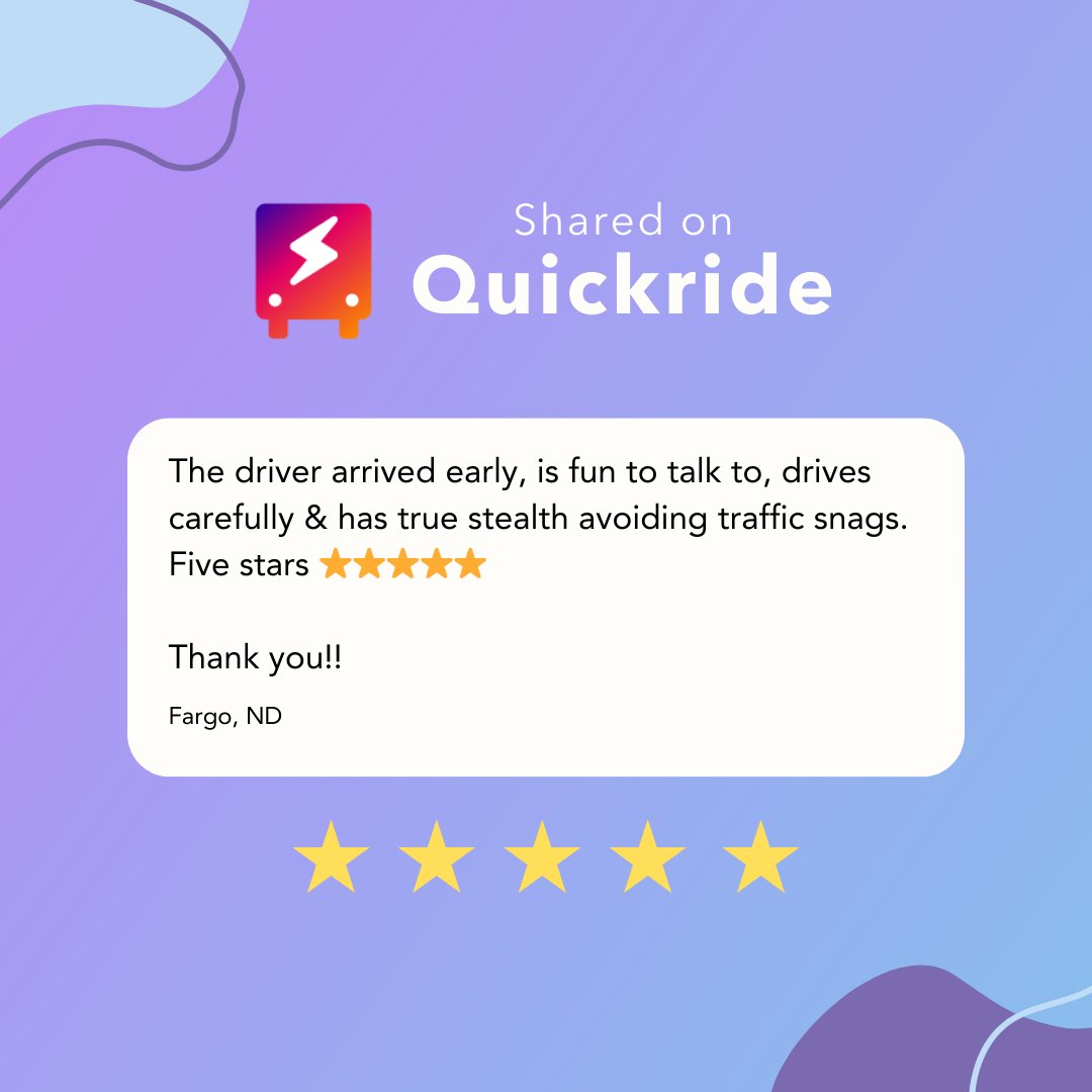 Five stars journey with Gateway Automotive! Early arrivals, engaging drives, and traffic? What's that! Elevate your ride. Quickride is your first step to unmatched service.
