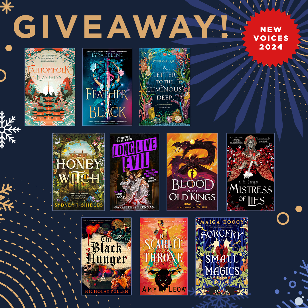 orbitbooks's tweet photo. Enter for a chance to win our New Voices 2024 bundle!

US: https://t.co/jR455TS33y 
UK: https://t.co/7nbqjYTOBp

US &amp; UK only; no purchase necessary; 18+; ends 12/31/24⁣⁣⁣⁣⁣ https://t.co/e6YJSIJArb