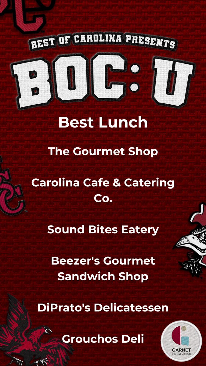 Tired of holiday dinner leftovers? 🍗  Today's #BestofCarolina2025 category feature is Best Lunch! Vote for your favorite now! 
buff.ly/3RSY8Hr