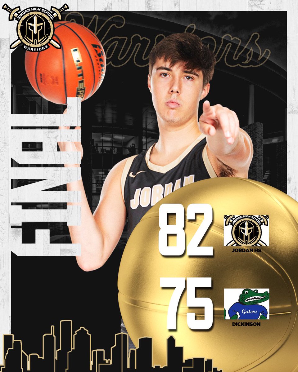 Warriors shake off the holiday rust to defeat a very good Dickinson team 82-75 in the first game of the VYPE Classic. We move to 18-1 on the season. Westbury Christian at 3 PM. #BePerfect