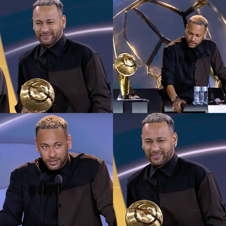 ¡¡HONOR A QUIEN HONOR MERECE!! Justo en el año más complicado de su carrera, Neymar Júnior recibió un HOMENAJE en los Globe Soccer Awards por su brillante carrera profesional. Un premio a su trayectoria. Un talento generacional que conquistó América con Santos, que ganó