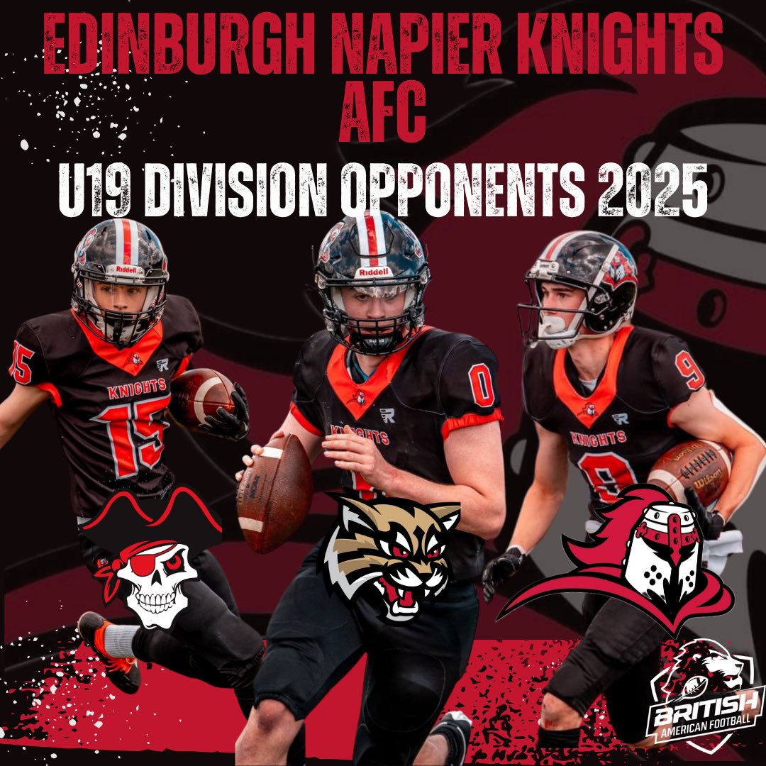 🏈U19 Division Opponents🏈

We are delighted to be able to confirm our U19 Division opponents for the 2024/25 season. 

The Knights will be competing in the newly established U19 Division 1 Scotland for this season.