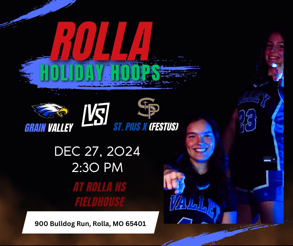 🏀 It’s Game Day! 🏀
🎄Rolla Oral Surgery Holiday Tournament 🎄
Time: 2:30 PM
Location: Rolla High School Fieldhouse
Stream: mshsaa.tv/?B=1901239