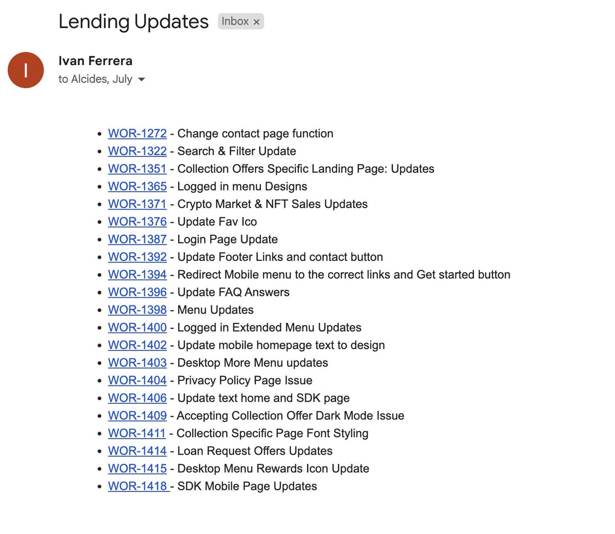 July Grullon (@julygrullon_) on Twitter photo <a href="/nettyworthapp/">NettyWorth</a> successfully shipped 21 tasks in the past 24 hours. We've also scheduled 4 VC and 2 user meetings for next week. Our goal is to ship and iterate as we build the future of DeFi, helping users borrow against digital and real-world assets.
Additionally, we're <a href="/nettyworthapp/">NettyWorth</a> successfully shipped 21 tasks in the past 24 hours. We've also scheduled 4 VC and 2 user meetings for next week. Our goal is to ship and iterate as we build the future of DeFi, helping users borrow against digital and real-world assets.
Additionally, we're