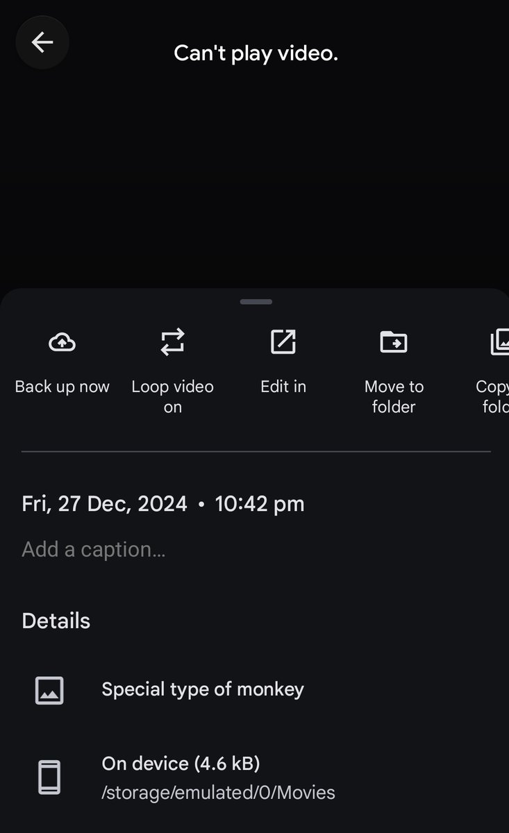 arkadeephalder's tweet photo. @TeamYouTube When I'm trying to save a video of mine to my device the downloaded file is not playing or seems like corrupted. https://t.co/KNVergDhug
