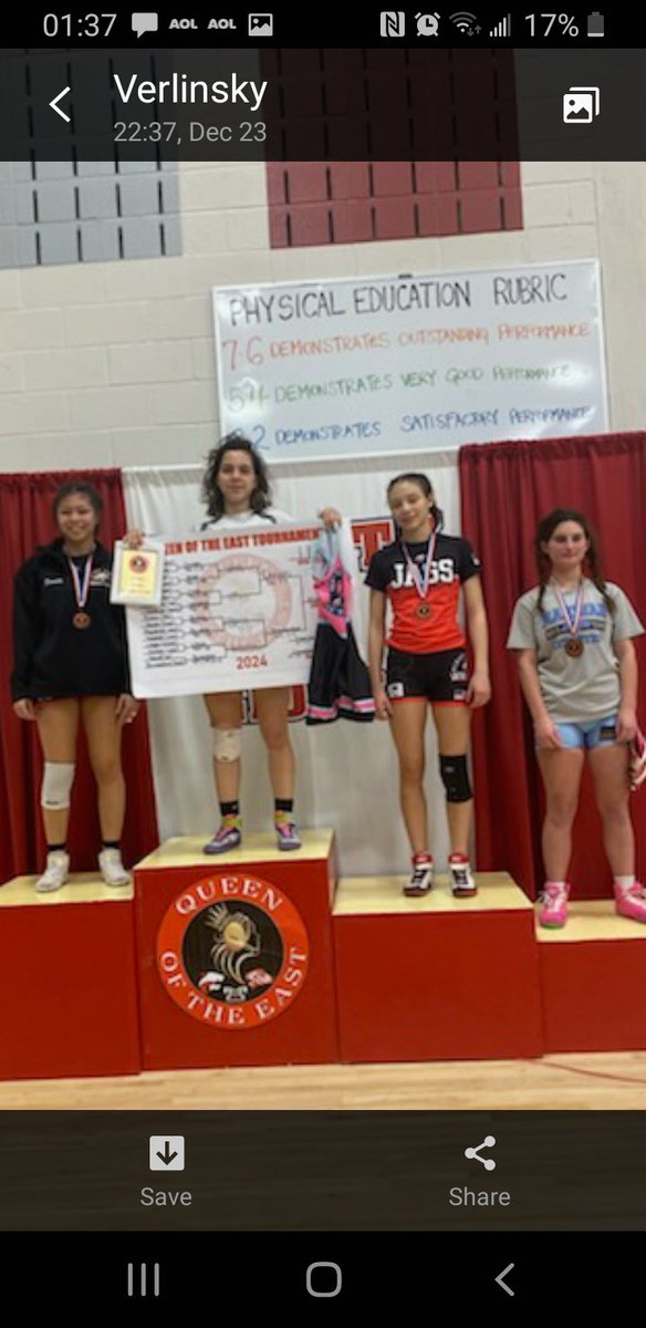 Congrats to Maddie Blumenthal for winning the "Beast of the East" wrestling tournament at Jackson Liberty HS. Maddie won the 114lbs weight class. <a href="/BRHSScotties/">BRHS</a>
