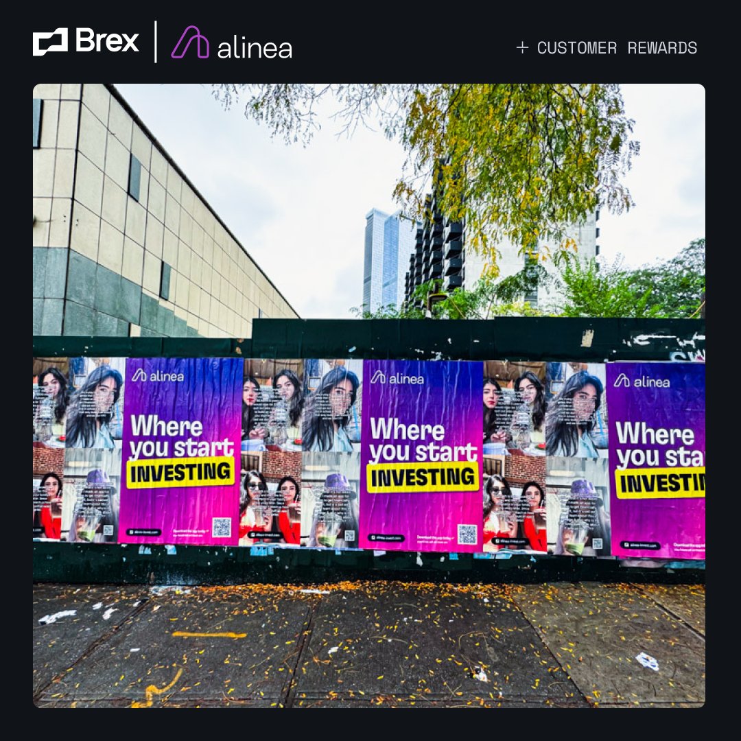 Brex is just incredible! The billboard rewards program is such a great way  to turn our points into OOH marketing, and thanks to their team the process  was seamless. They went above