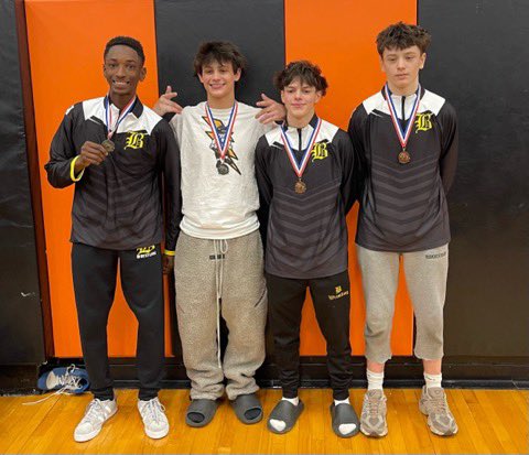 Congratulations to Joshua Moore, Hunter Novoa, Gabe Kakarides and Jaxson Raynor for placing in the "Garden State Classic" wrestling tournament at Barnegat HS. <a href="/BRHSScotties/">BRHS</a>
